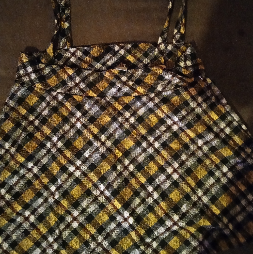 Plaid new skirt jumper